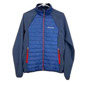 Columbia Women's Flash Forward Blue & Orange Hybrid Jacket